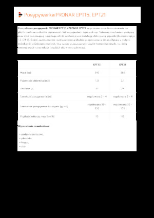 Opbouwspreadingassemblages Pronar EPT 21