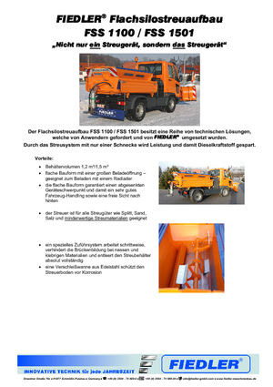 Opbouwspreadingassemblages Fiedler FSS 1100