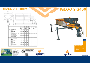 Opbouwspreadingassemblages Epoke® Igloo S 2400