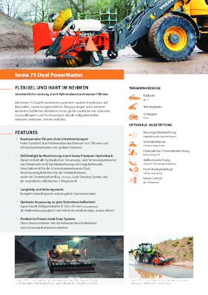Opbouwveegmachines Bema 75 Dual 2600