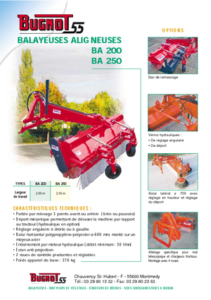 Opbouwveegmachines Bugnot BAE 140 PP