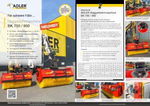 Opbouwveegmachines Adler BK 950-240