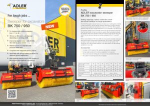Opbouwveegmachines Adler BK 950-240