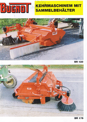 Opbouwveegmachines Bugnot BR 120