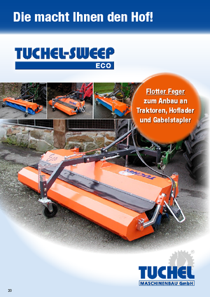 Opbouwveegmachines Tuchel Eco 180 Ø 520