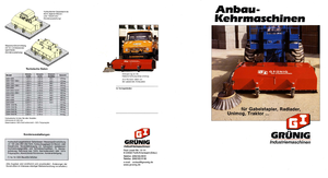 Opbouwveegmachines Grünig GSX 2400/800l