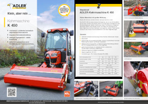 Opbouwveegmachines Adler K 450-120
