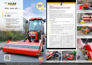Opbouwveegmachines Adler K 450-120