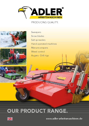 Opbouwveegmachines Adler K 750-270