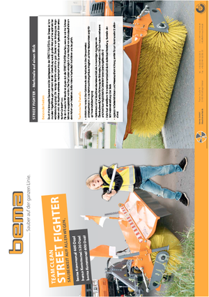 Opbouwveegmachines Bema Kommunal 600 Dual 2050