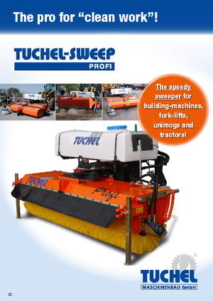 Opbouwveegmachines Tuchel Profi 180 Ø 600