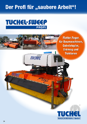 Opbouwveegmachines Tuchel Profi 180 Ø 600