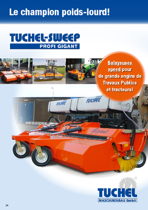 Opbouwveegmachines Tuchel Profi Gigant