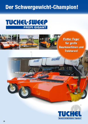 Opbouwveegmachines Tuchel Profi Gigant