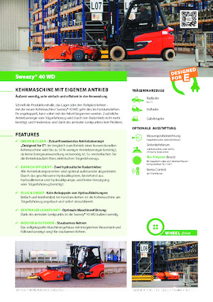 Opbouwveegmachines Bema Sweezy 40 WD