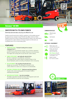 Opbouwveegmachines Bema Sweezy 40 WD