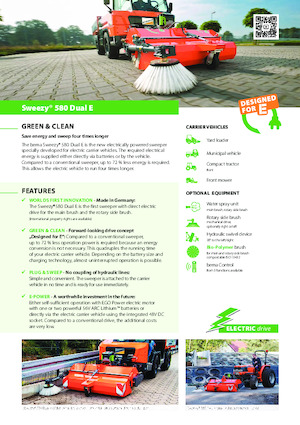 Opbouwveegmachines Bema Sweezy 580 Dual E