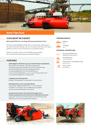 Opbouwveegmachines Bema Titan Dual 3250