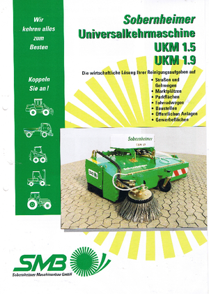 Opbouwveegmachines Sobernheimer UKM 1.9