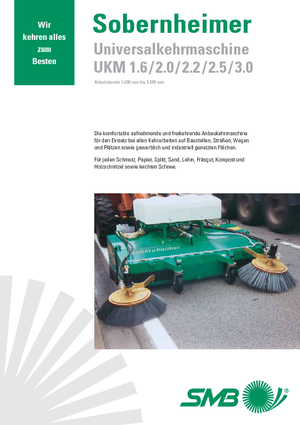 Opbouwveegmachines Sobernheimer UKM 3.0