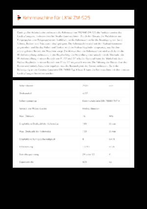 Opbouwveegmachines Pronar ZM-S 25