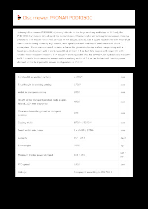 Maaiercombinatie - Schijf met kneuzer Pronar PDD 1050C