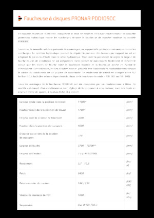 Maaiercombinatie - Schijf met kneuzer Pronar PDD 1050C