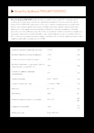 Maaiercombinatie - Schijf met kneuzer Pronar PDD 1050C