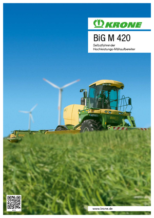 Zelfrijdende maaierkneuzer Krone Big M 420 CV