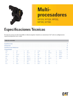 Multiprocessors Caterpillar MP324