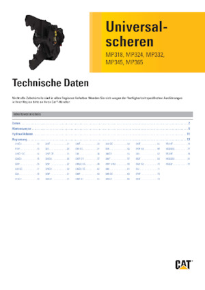 Multiprocessors Caterpillar MP324D