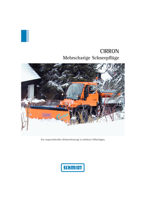 Multisharp sneeuwruimers Schmidt Cirron SL 40