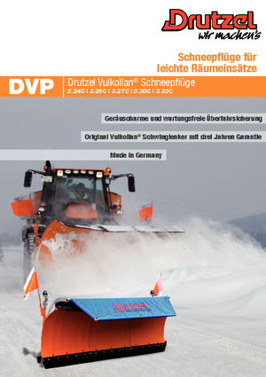 Multisharp sneeuwruimers Drutzel DVP 3.33