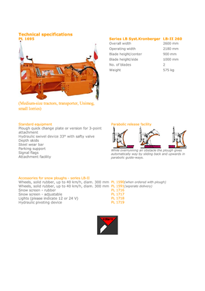 Multisharp sneeuwruimers Hydrac LB II 260
