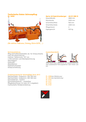 Multisharp sneeuwruimers Hydrac LB II 280 CDP