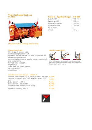 Multisharp sneeuwruimers Hydrac U II 300