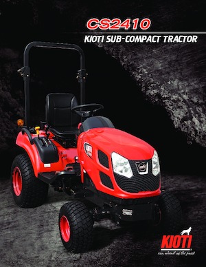 Voortrekhaak gemeentetrekker Kioti CS 2410