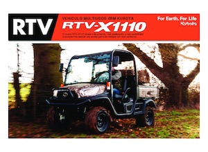 Voortrekhaak gemeentetrekker Kubota RTV X1110 TW  