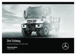 Voortrekhaak gemeentetrekker Unimog U 318 Euro 6