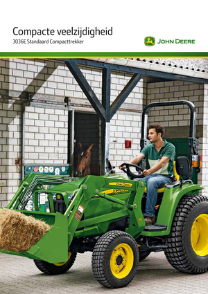 Voortrekhaak gemeentetrekker John Deere 3036 E