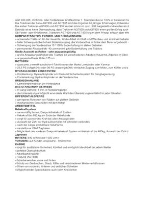 Compacttrekkers AGT AGT 835 T