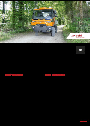 Voortrekhaak gemeentetrekker Aebi MT 770