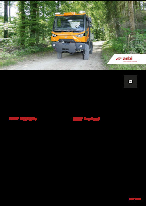 Voortrekhaak gemeentetrekker Aebi MT 760