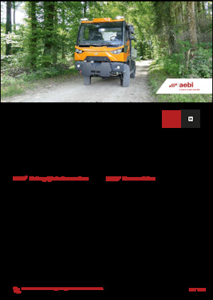 Voortrekhaak gemeentetrekker Aebi MT 760