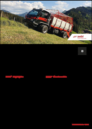 Voortrekhaak gemeentetrekker Aebi TP 470 Vario