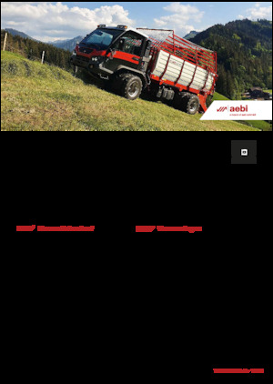 Voortrekhaak gemeentetrekker Aebi TP 470 Vario