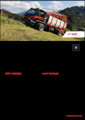 Voortrekhaak gemeentetrekker Aebi TP 470 Vario