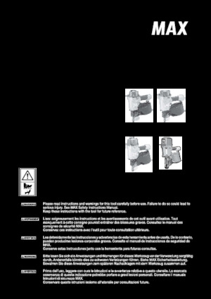 Spijkermachines & Nietmachines MAX USA CORP. CN55