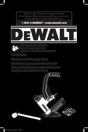 Spijkermachines & Nietmachines DEWALT DWMIIIFS