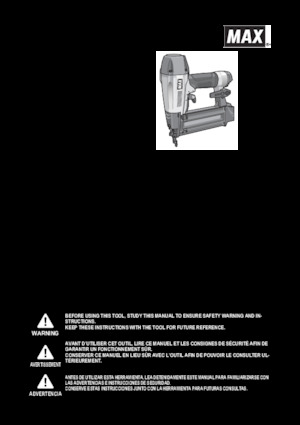 Spijkermachines & Nietmachines MAX USA CORP. NF255FA/18